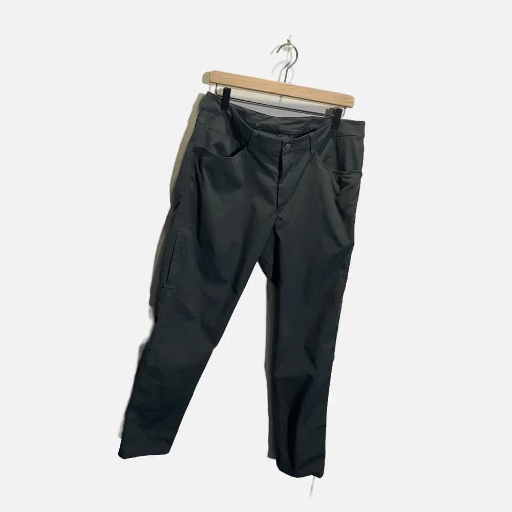 Lululemon Mens‎ ABC Commuter Pant Slim Warpstreme Dark Grey 34 x 32 Trousers